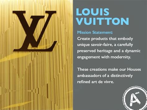 lv mission statement examples|louis vuitton ethics.